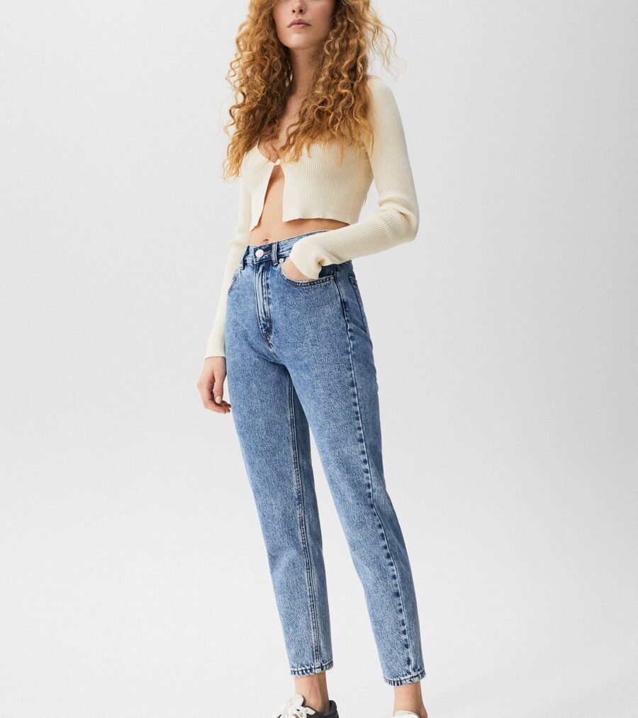 Basic Mom Jeans Blue