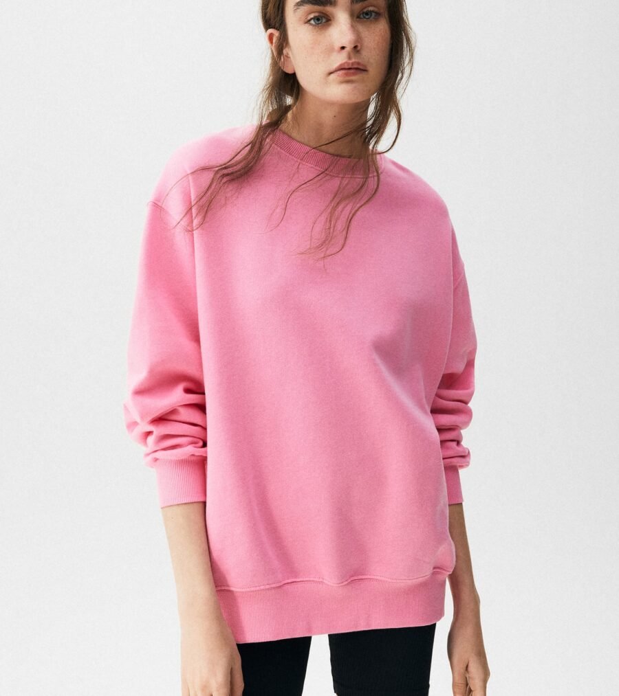 Basic Oversize Fleece Sweatshirt